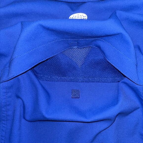 Reel Legends Performance Fishing Shirt Men Large Blue Vented Long Sleeve Pocket - Picture 7 of 7